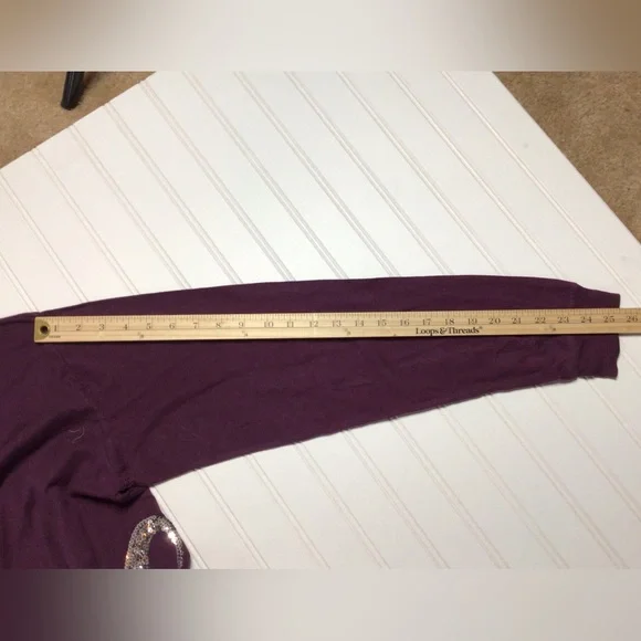 PINK Victoria's Secret Deep Purple Large Tee (0217) - Picture 6 of 6